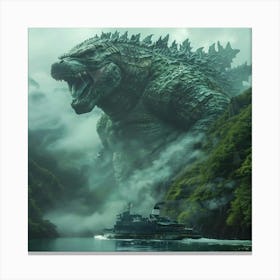 Godzilla Canvas Print