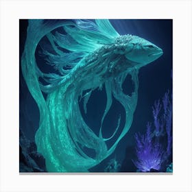 Mermaid Fish Canvas Print