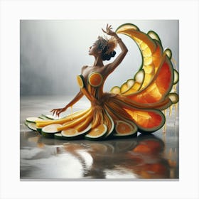 Fruit dancing Canvas Print