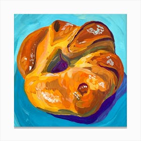 Croissant Square Canvas Print