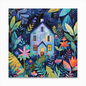 House In The Forest 2 Canvas Print