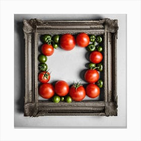 Frame Of Tomatoes 19 Canvas Print