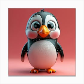 Cute Penguin 3 Canvas Print