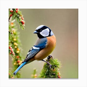 Blue Tit 24 Canvas Print