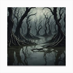 Dark Forest 36 Canvas Print