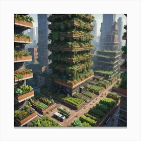 Urban Farming 2 Canvas Print