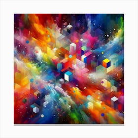 Abstract Painting Canvas Print