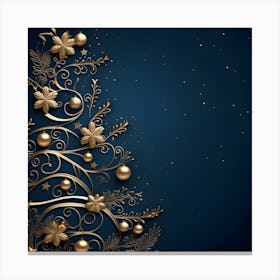 Christmas Tree Background 5 Canvas Print