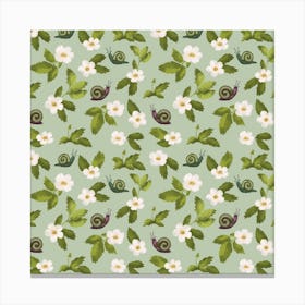 Ditsy florals Canvas Print