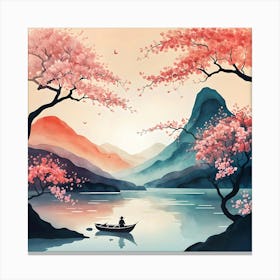 Asian Landscape Painting 4 Canvas Print