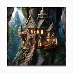 Mountain Temple 7 Canvas Print