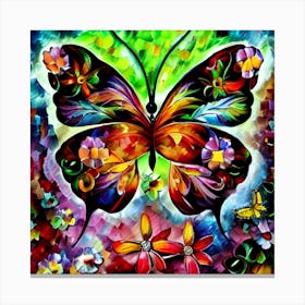 Butterfly Painting Canvas Print