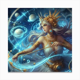Saturn Goddess 1 Canvas Print