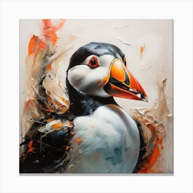 Bird Puffin 6 Canvas Print