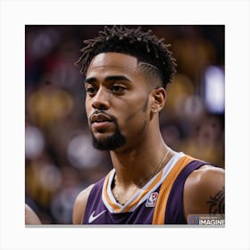D'angelo Russell AI Canvas Print