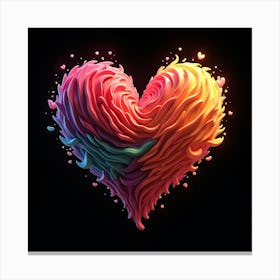 Heart Of Love Canvas Print