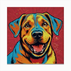 Smiling Puppy Canvas Print