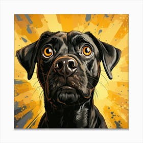 Black Labrador Retriever 2 Toile