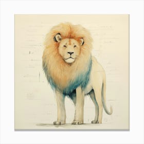 Cute Lion Canvas Print