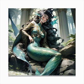 Mermaid 19 Canvas Print