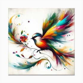 Colorful Bird 3 Canvas Print