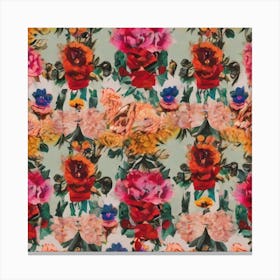 Floral Print Canvas Print