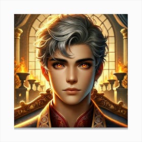 Lucian Ashheart Portrait Updated Canvas Print