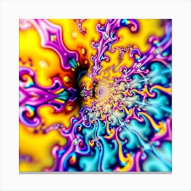 Psychedelic Spiral 1 Canvas Print