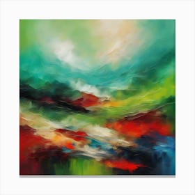 Abstract Landscape Painting Canvas Print