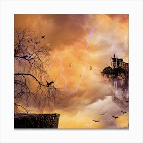 Castle In The Sky Canvas Print