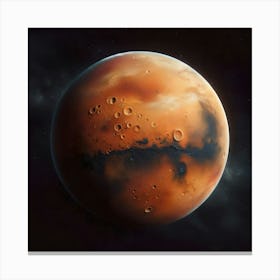 Mars Planet Canvas Print