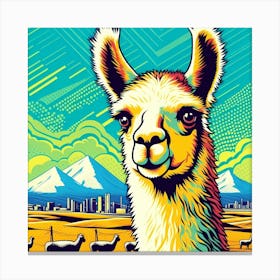 Llama Canvas Print