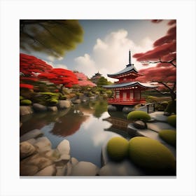 JAPANESE GARDEN Canvas Print