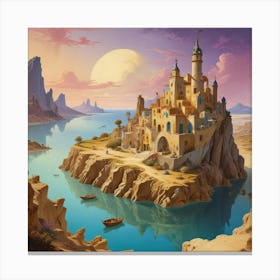 Fantasy Castle Canvas Print