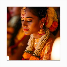 Indian Bride 1 Canvas Print