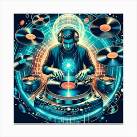 Dj Dj 1 Canvas Print