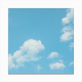 Blue Sky With Clouds 11 Canvas Print