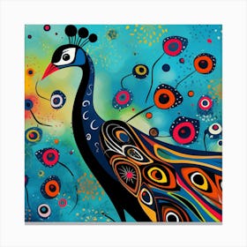 Peacock 18 Canvas Print