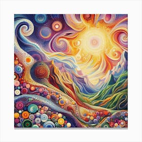 Psychedelic Painting Canvas Print