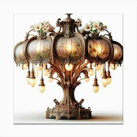 Ornate Table Lamp Canvas Print