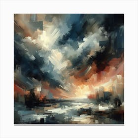 Abstract Painting 3 Canvas Print