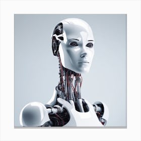 Cyborg Woman 3 Canvas Print