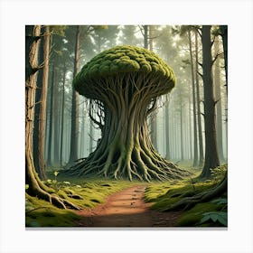 Tree In The Forest 7 Canvas Print