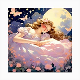 Dreaming Girl 2 Canvas Print