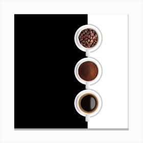 Coffee Beans Coffee Mug Canvas Print