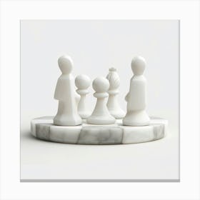 Chess Set Canvas Print