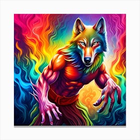 Wolf body 2 Canvas Print