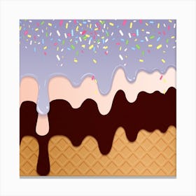 Ice Cream Sundae 14 Canvas Print