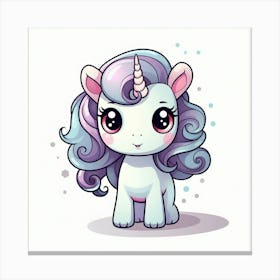 Cute Unicorn 235 Canvas Print