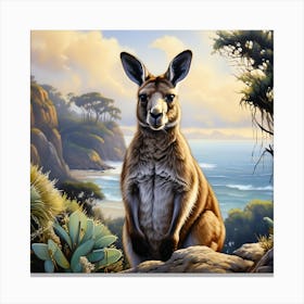 Kangaroo Canvas Print